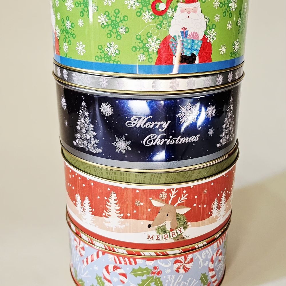Festive Holiday Tin Set